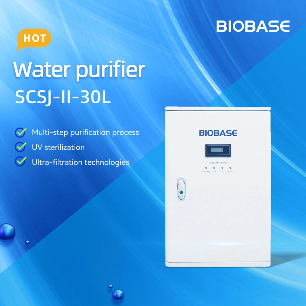 Biobase Ultrapure RO Di Water Purifier 5 Inch LCD Screen Bk-up-30L Water Purification