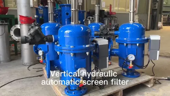 Purificación agrícola del ahorro del agua del filtro automático de la autolimpieza del retrolavado